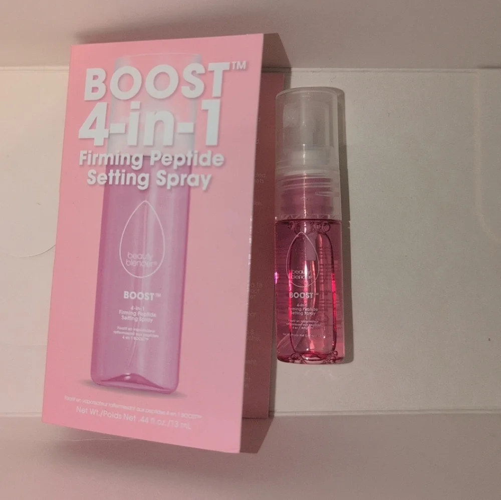 BEAUTY BLENDER Boost 4-in-1 Firming Peptide Setting Spray - Pink